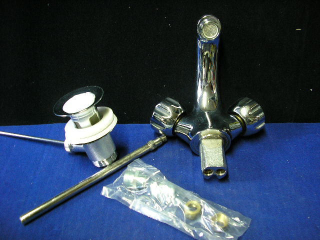Gruppo lavabo m/foro astro c/scarico 1"