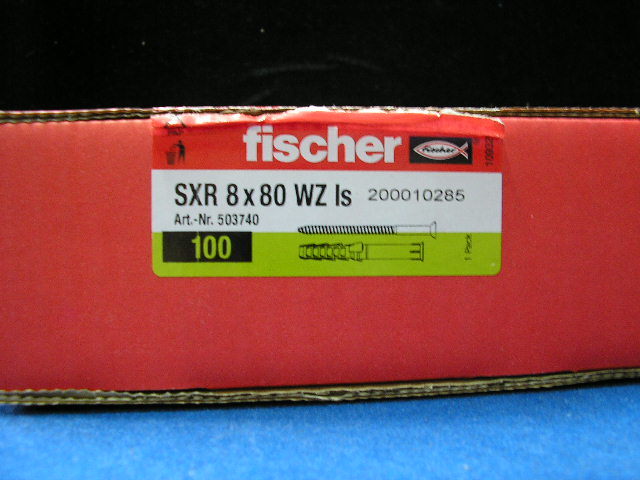 SXRL 10x140 Tassello nylon Fischer c/vite te