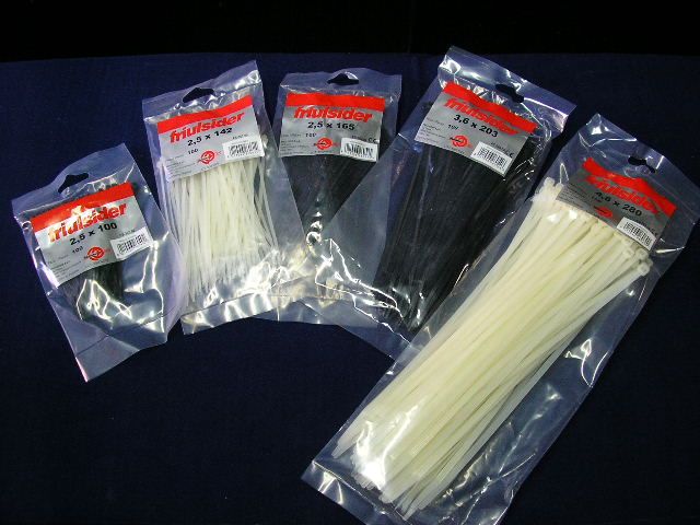 Fascette plast.200x3.6 pz.100N